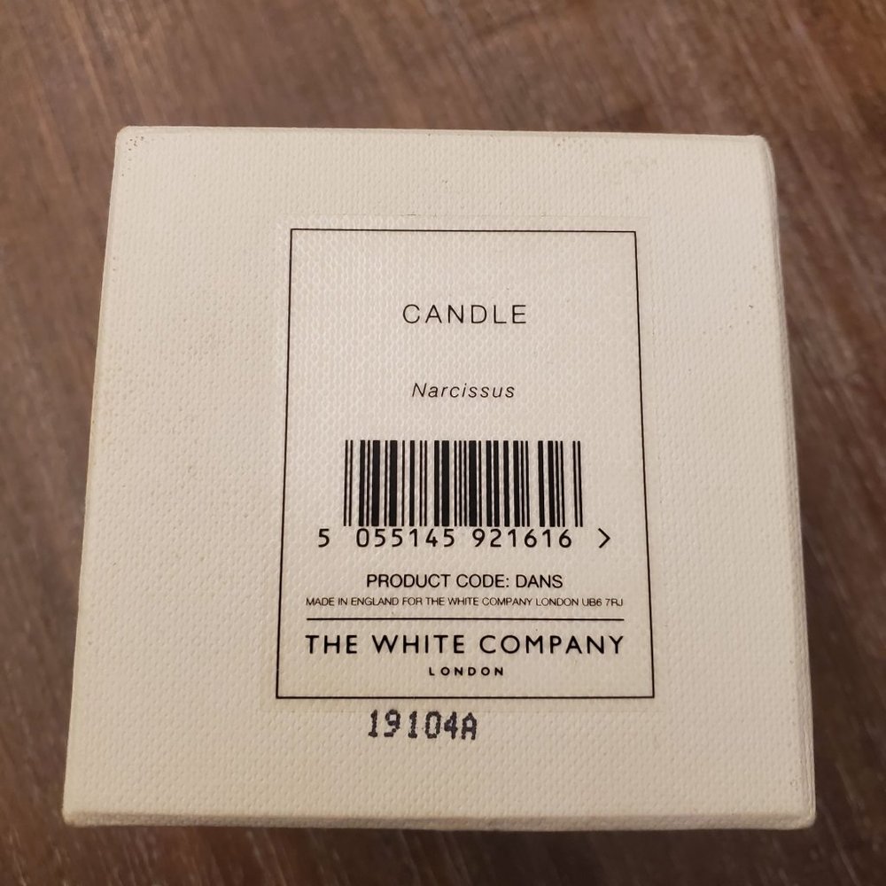 The White Company London Candle Narcissus Product Code: Dans New In Box - Picture 4 of 6